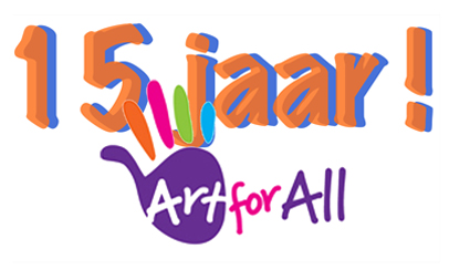 Logo Art for All 15 jaar